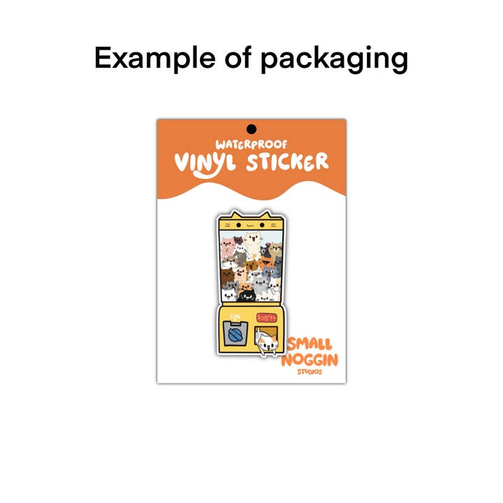 Small Noggin Studios - Wholesale Sticker - Tim Horton Timbits Cat Donuts Vinyl Sticker2