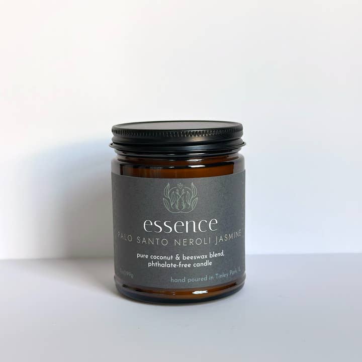 Sprig & Flame - Wholesale Jar/Filled Candle - ESSENCE | Pure Coconut Beeswax Hand-Poured Wood Wick Candle6