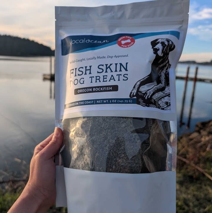 Local Ocean Seafoods - Wholesale Pet Treats - Dog - Dog Treats: Single Ingredient Air-Dried Oregon Rockfish0