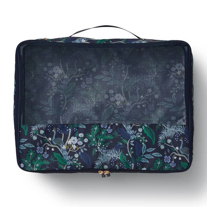 Rifle Paper Co. - Wholesale Packing Cube - Peacock Packing Cube Set1