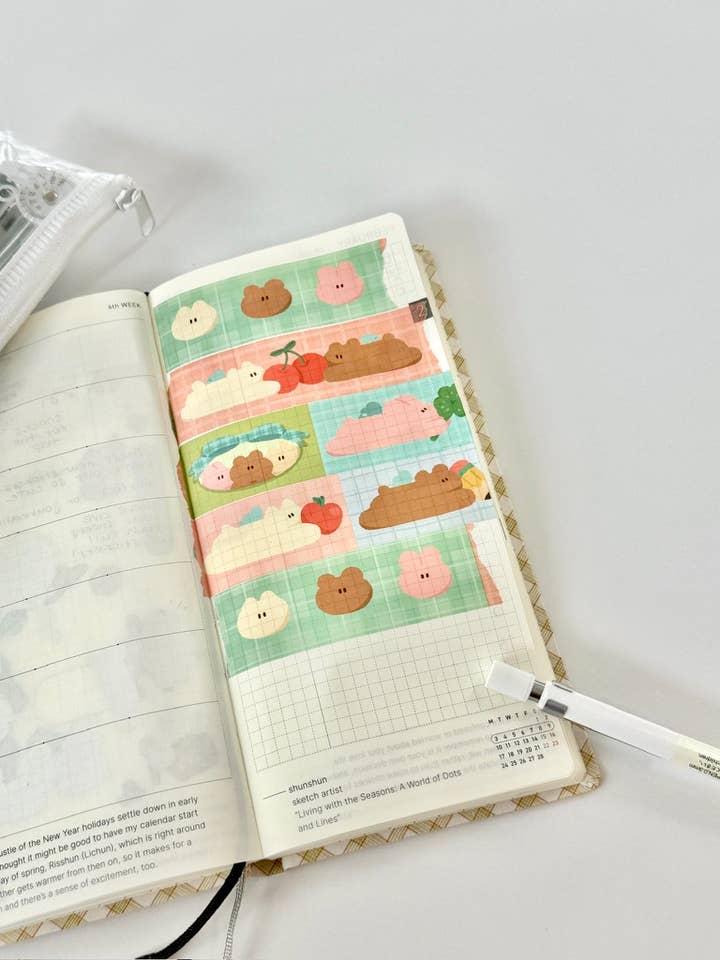 Kuma + Friends Washi Tape for wholesale by Kumakun Studio