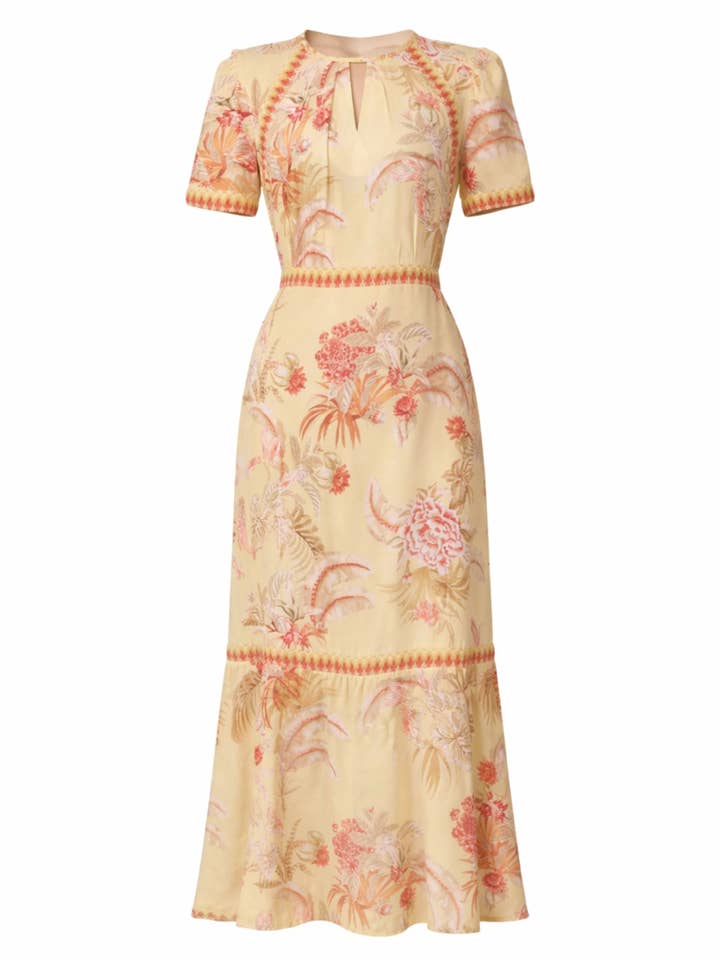 Mavis Yellow Dress for wholesale by Raishma