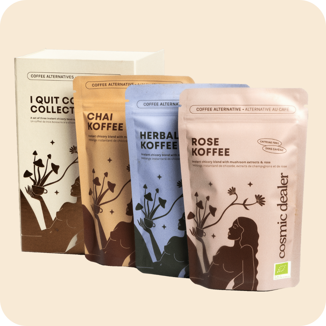 Cosmic Dealer - Wholesale Beverage Mix - I QUIT KOFFEE Collection - Christmas gift selection1