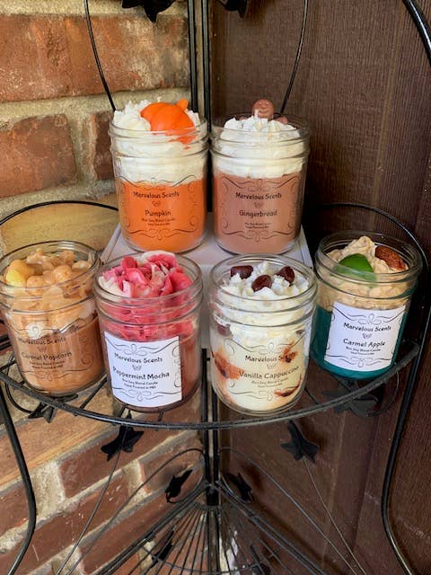 Marvelous Scents Candle Co - Wholesale Grappige kaars - Fall Fun Dessertkaars1