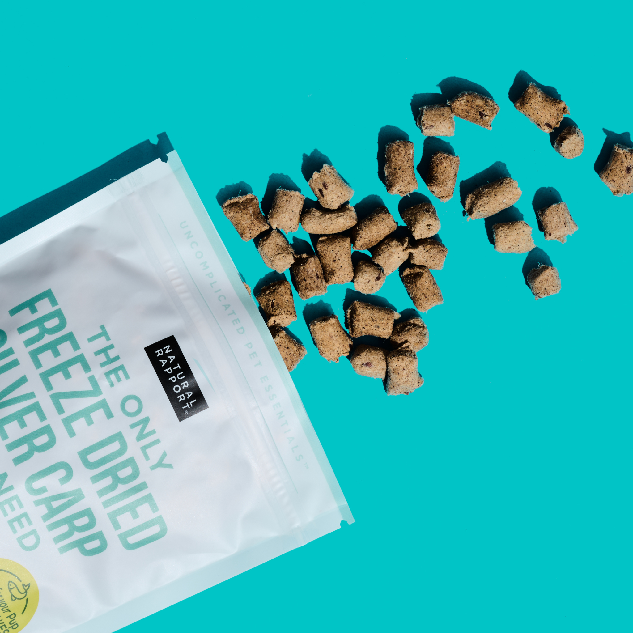 Natural Rapport – Großhandel Leckerlis – Hund – Gefriergetrockneter Silberkarpfen – der einzige Leckerbissen, den Hunde brauchen1