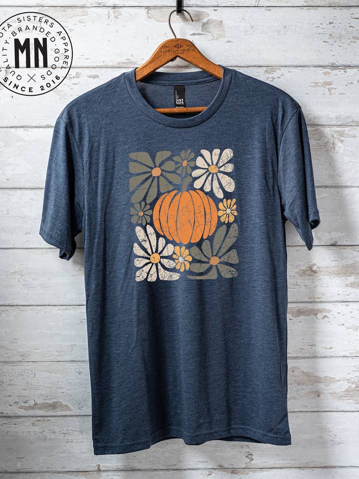Fall Florals T-Shirt for wholesale by Minnesota Sisters