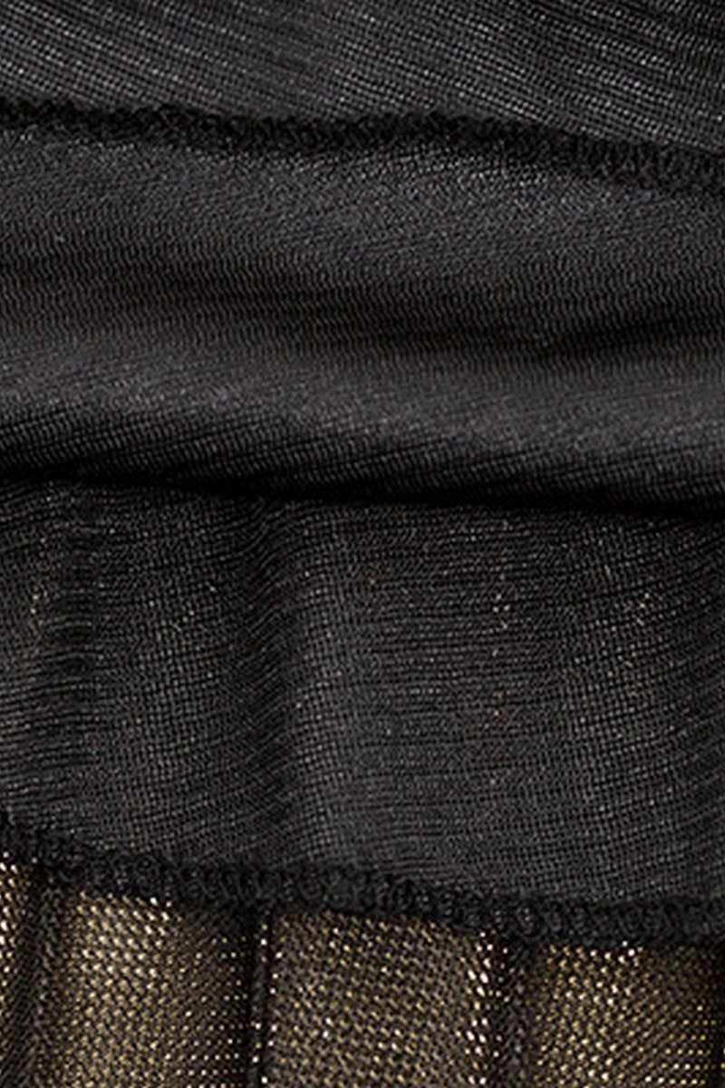 NINEXIS - Wholesale Skirt - Women's - CWBLS00716_PLUS SIZE HIGH WAIST PLEATED MAXI SKIRT GOLD9