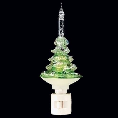 Roman - Wholesale Night Light - Christmas Tree Bubble Swivel Plug-in Nightlight