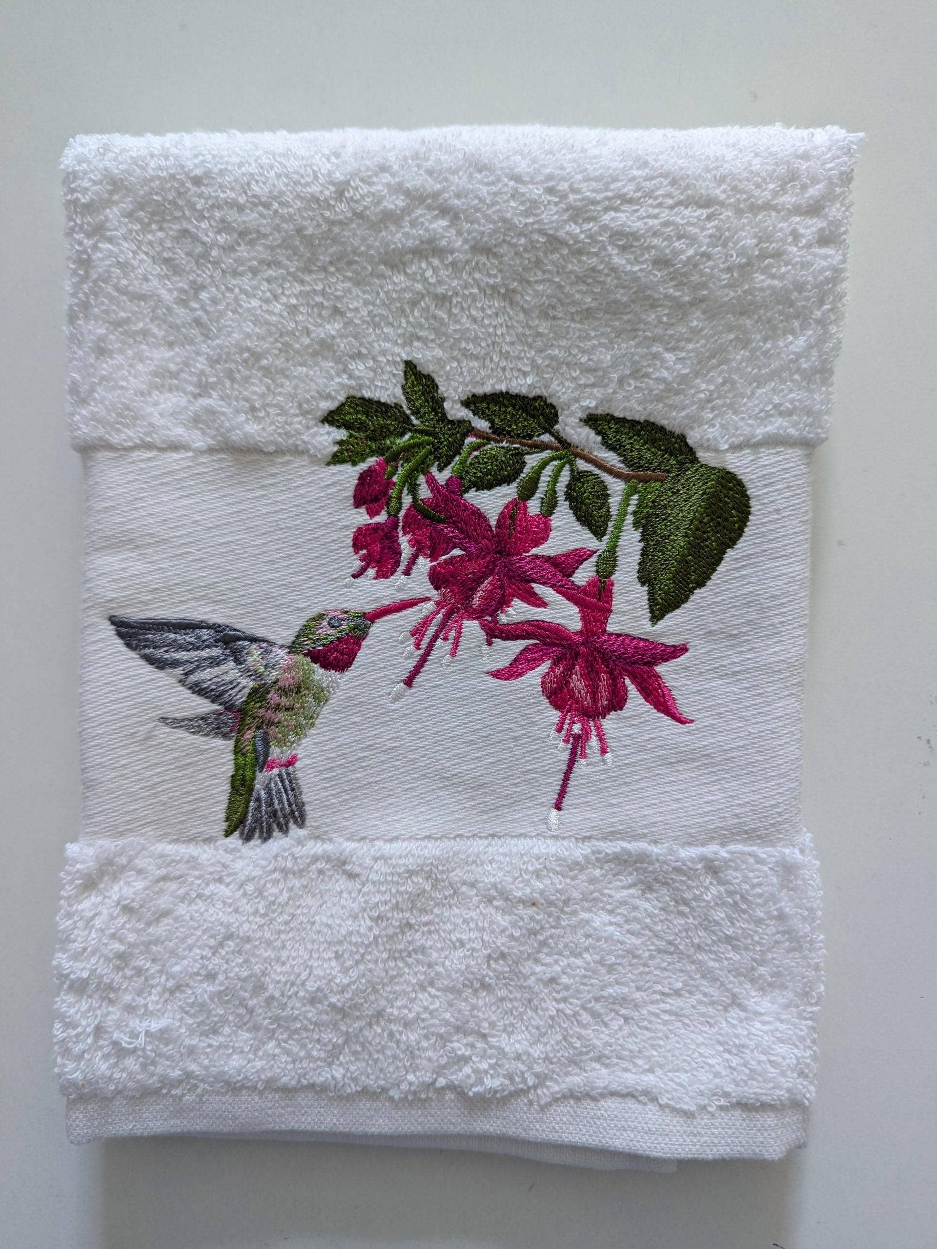 Nordlinen - Wholesale Tea Towel - Hummingbird Embroidery Towels For Face, Hand, Kitchen8