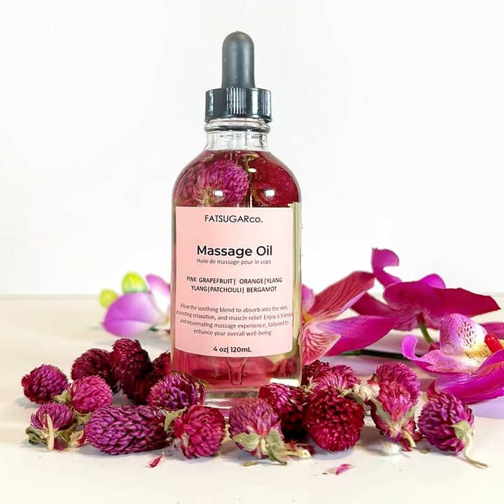 Massage Oil - Essential Oil - Calm for wholesale by Fatsugarco