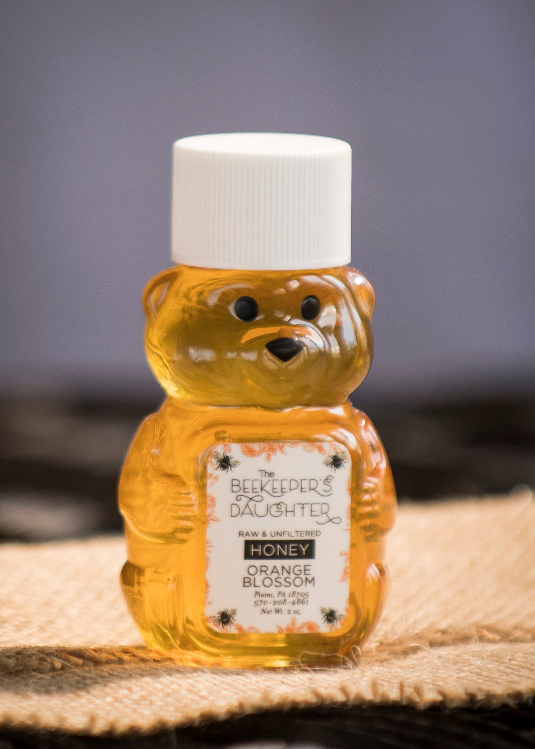 The Beekeeper's Daughter - Wholesale Honey - Mini Honey Bear - Raw Florida Orange Blossom Honey4