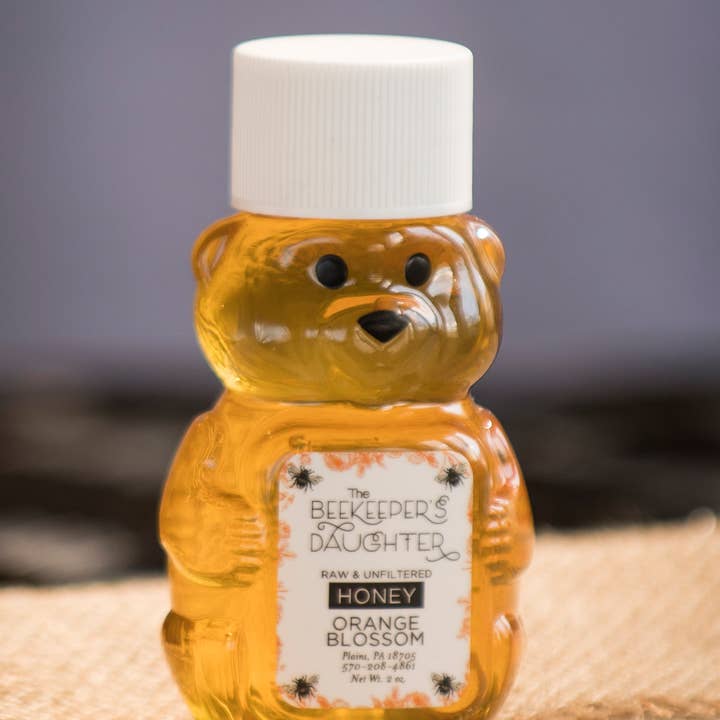 The Beekeeper's Daughter - Wholesale Honey - Mini Honey Bear - Raw Florida Orange Blossom Honey4