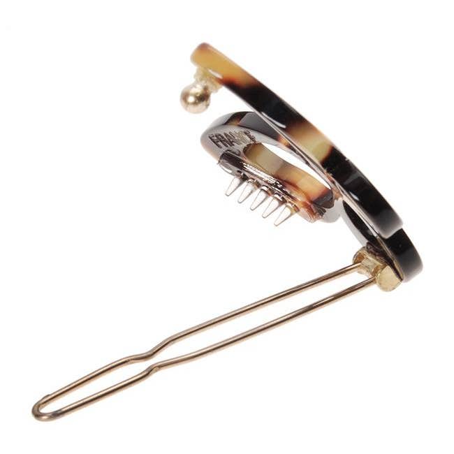 France Luxe/L. Erickson – Engroshandel Hårspænde – Kvinder – Lille Udskæring Sommerfugl Tige Boule Barrette - Classic5