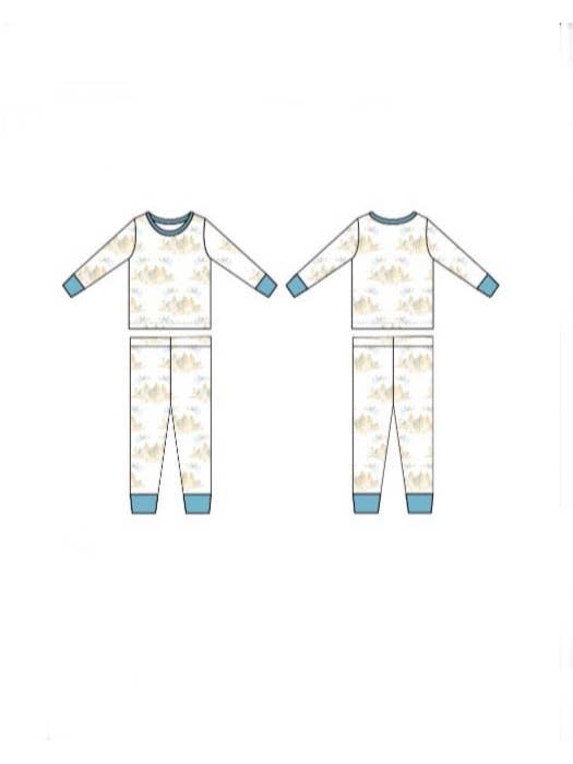 Sweet Bay Clothing - Wholesale Sleepwear Set - Kids - Nativity Two Piece Pajama Pants Set2