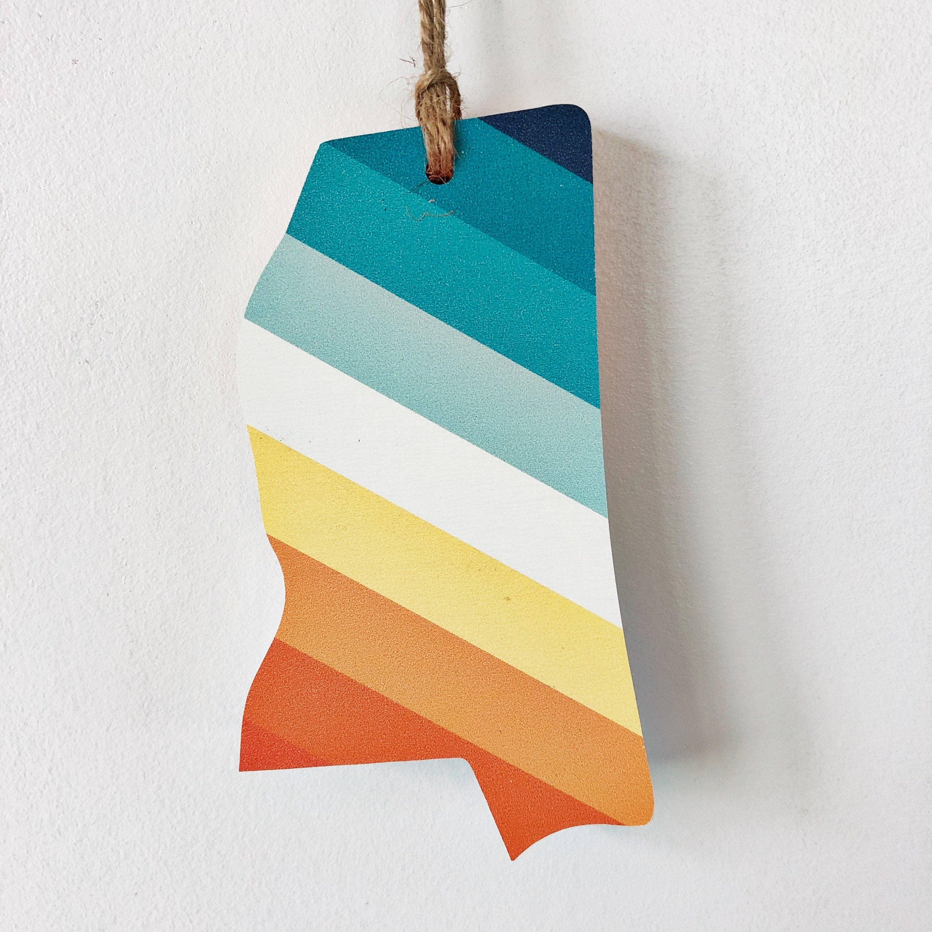 Hemlock & Heather - Wholesale Ornament - '76 Stripes State Ornaments30