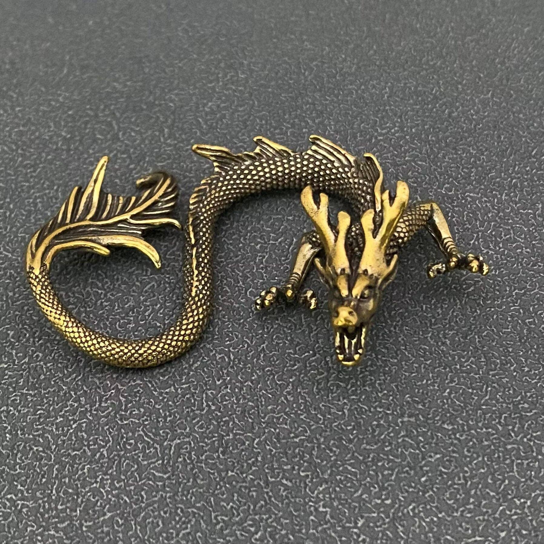 Mio Queena - Wholesale Decorative Figurine - Brass Chinese Dragon Crafts Desktop Ornaments Decoration2