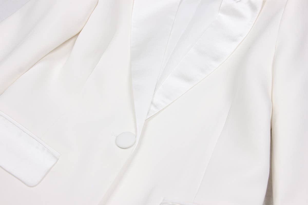 Productseeker – Engroshandel Habitter – til kvinder – SET069 Elegant strutsefjerblazer og buksesæt21