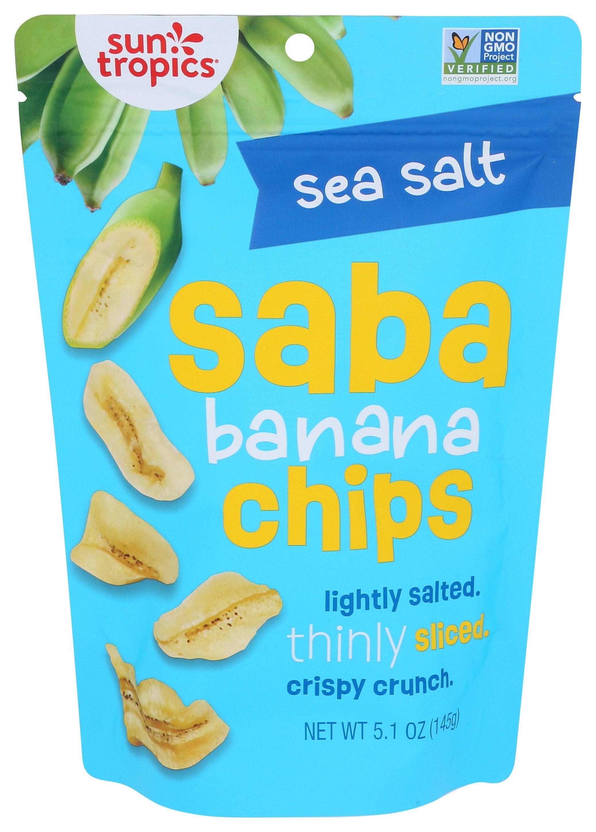 Everyday Supply Co - Wholesale Chips - SUN TROPICS CHIPS BANANA SEA SALT - Case of 120