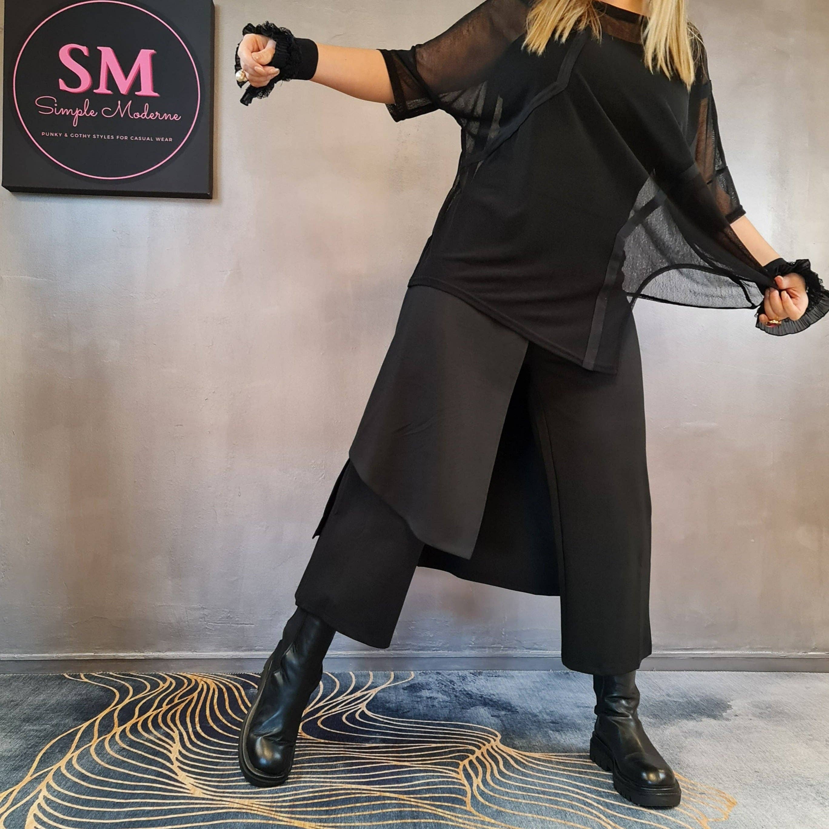 Simple Moderne - Vendita all'ingrosso Pantalone - Donna - Pantaloni larghi a strati Simple Moderne5