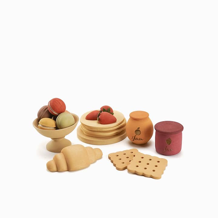 SABO concept - Wholesale Toy Set - Kids - Wooden Play Food Set | Desserts