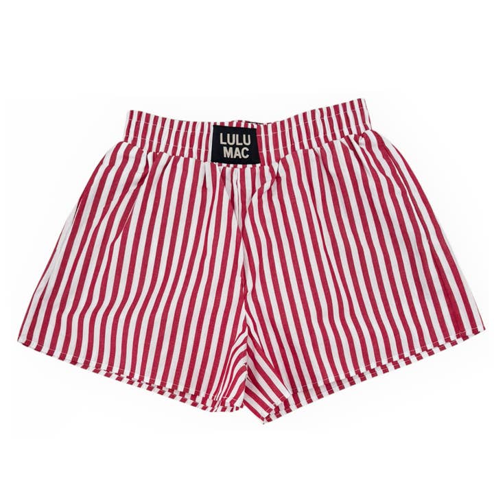 RED BXST-RED STRIPED BOXER SHORT for wholesale on Faire