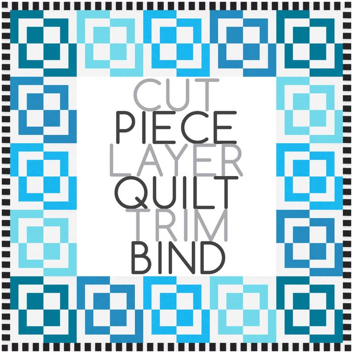 Staci W Creative LLC - Wholesale Craft sewing kit - Cut to Bind Quilt Pattern and Fabric Panel5