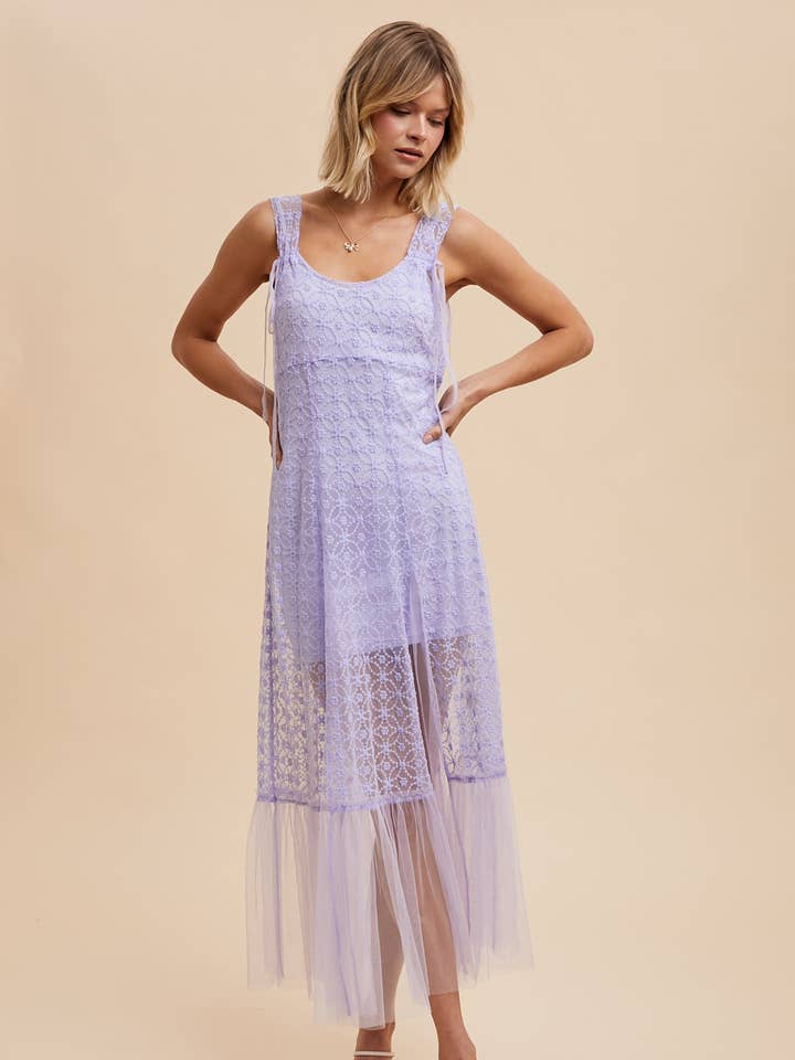 KANTEN MAXI-JURK voor wholesale door In Loom