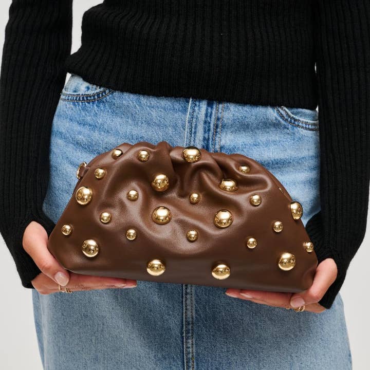 Urban Expressions - Wholesale Clutch Bag - Women's - Carey Studded Clutch