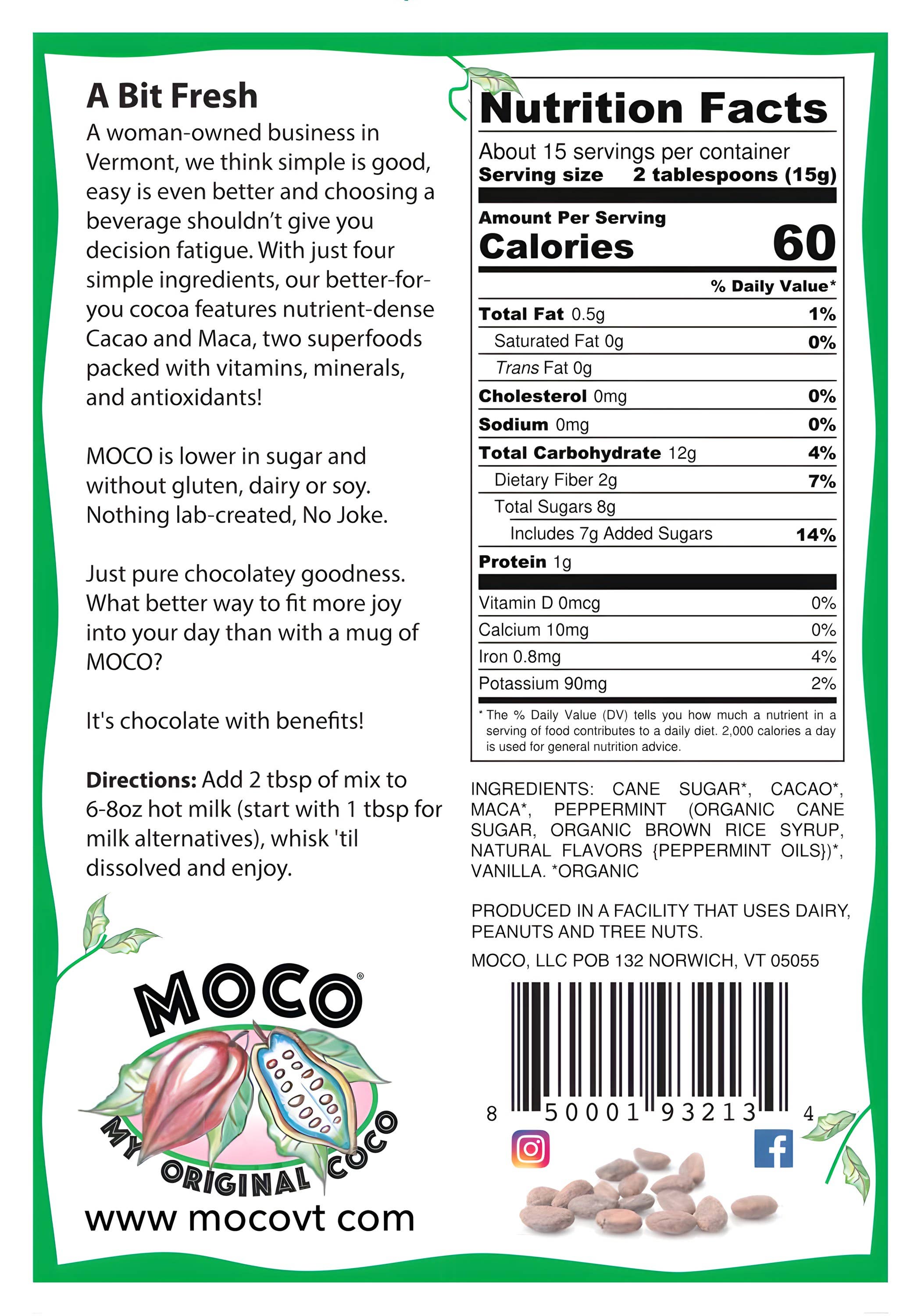MOCO - My Original Coco - Wholesale Hot Cocoa Mix/Kit - Peppermint Hot Chocolate4