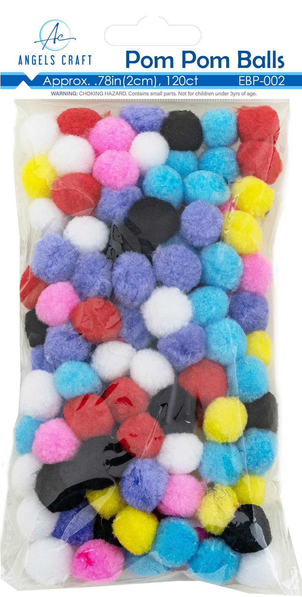 Angels Craft - Wholesale Craft Supplies - Mixed Pom-Poms – Sizes & Colors All in One Pack1