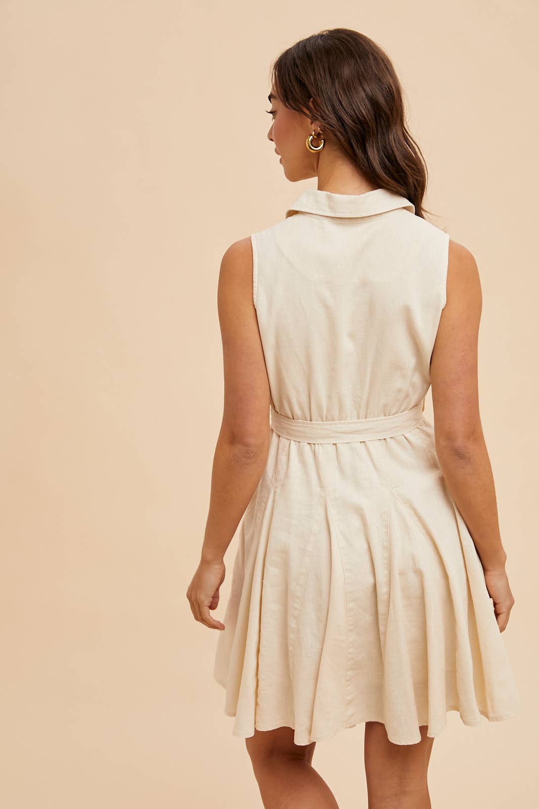 In Loom - Wholesale Dress - Women's - SLEEVELESS LAPEL MINI DRESS2