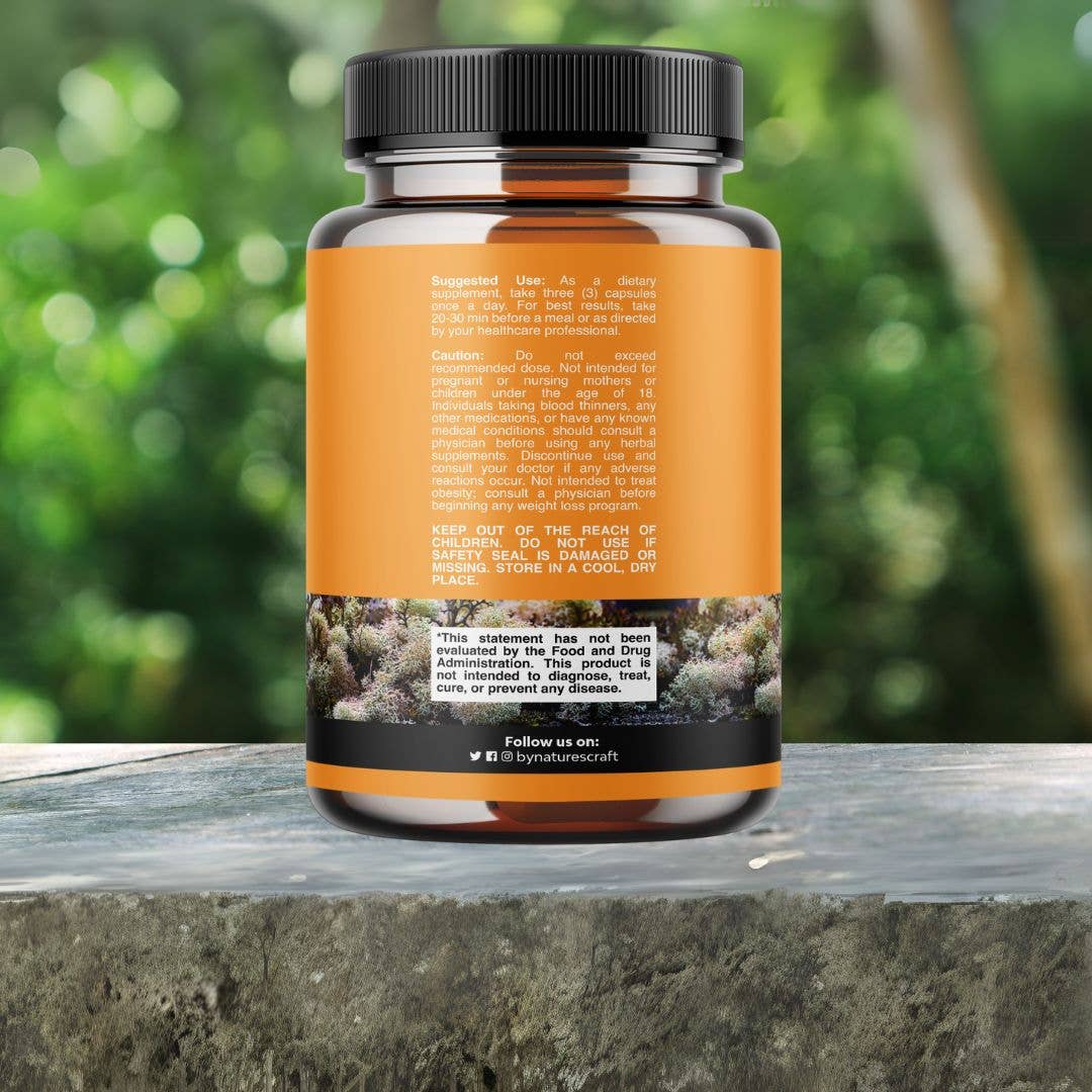 Nature's Craft - Wholesale Oral Supplement/Vitamin - Irish Sea Moss + Bladderwrack Capsules – Superfoods, 180ct1