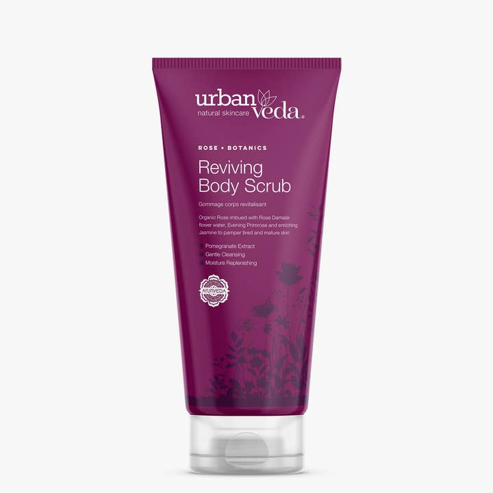 Reviving Rose, Vitamin C & Salicylsäure Körperpeeling 200ml Urban Veda für den Großhandel von Urban Veda