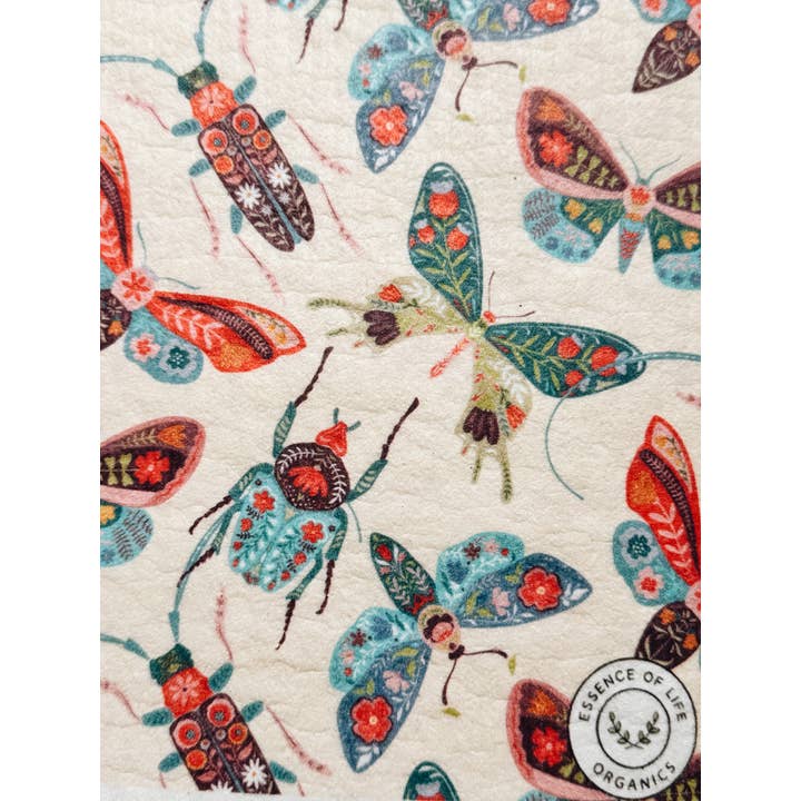 Essence of Life Organics - Wholesale Dishcloth - Swedish Dish Cloth, Mexican butterfly migration2