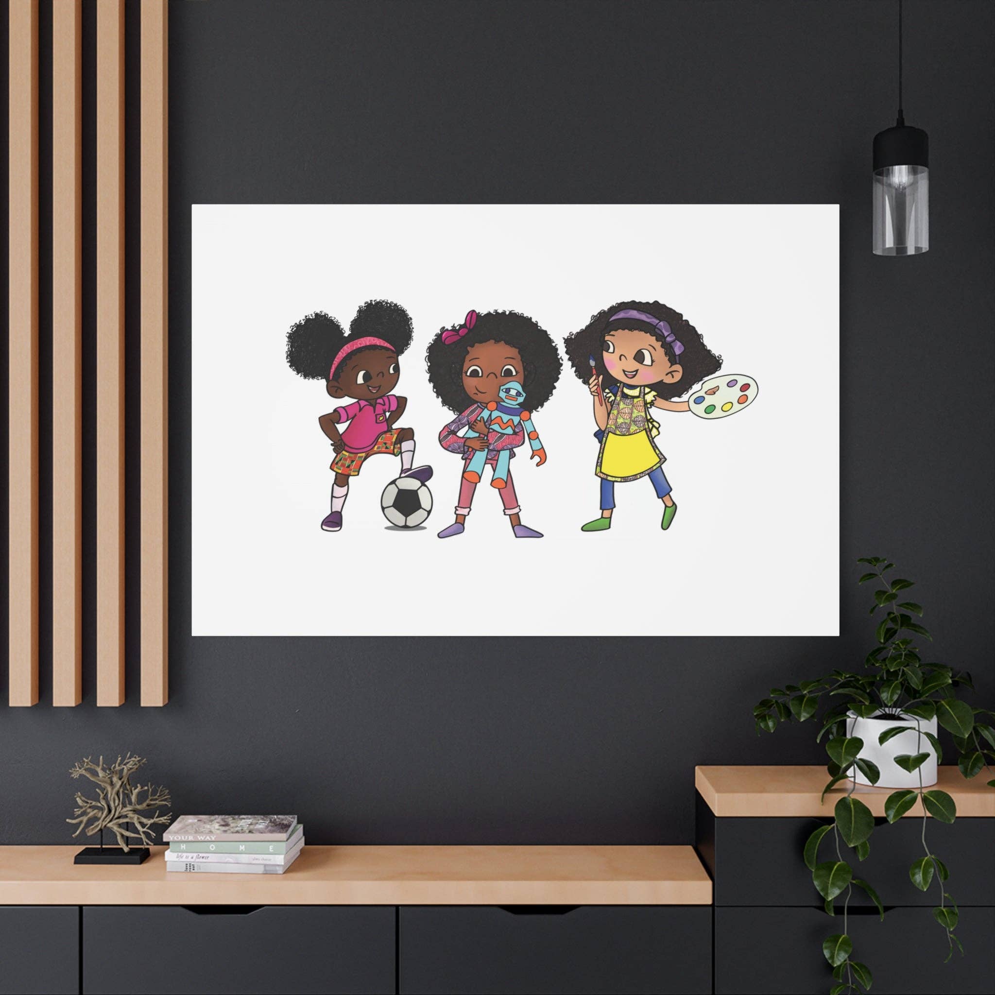 Ikuzi Dolls - Wholesale Art Print - Kids & Baby - Kids' Canvas Wall Art - Playful Characters for Creative Spaces134