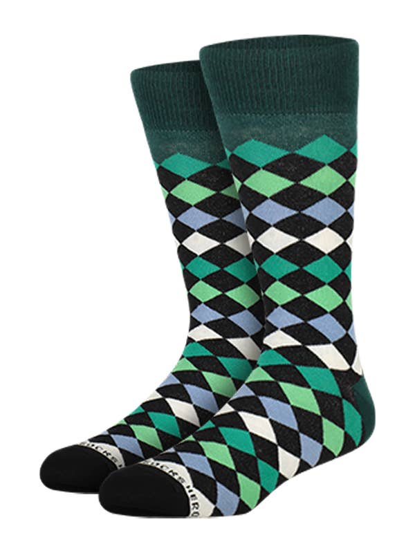 Verde tron para venta al por mayor de Heroes on Socks