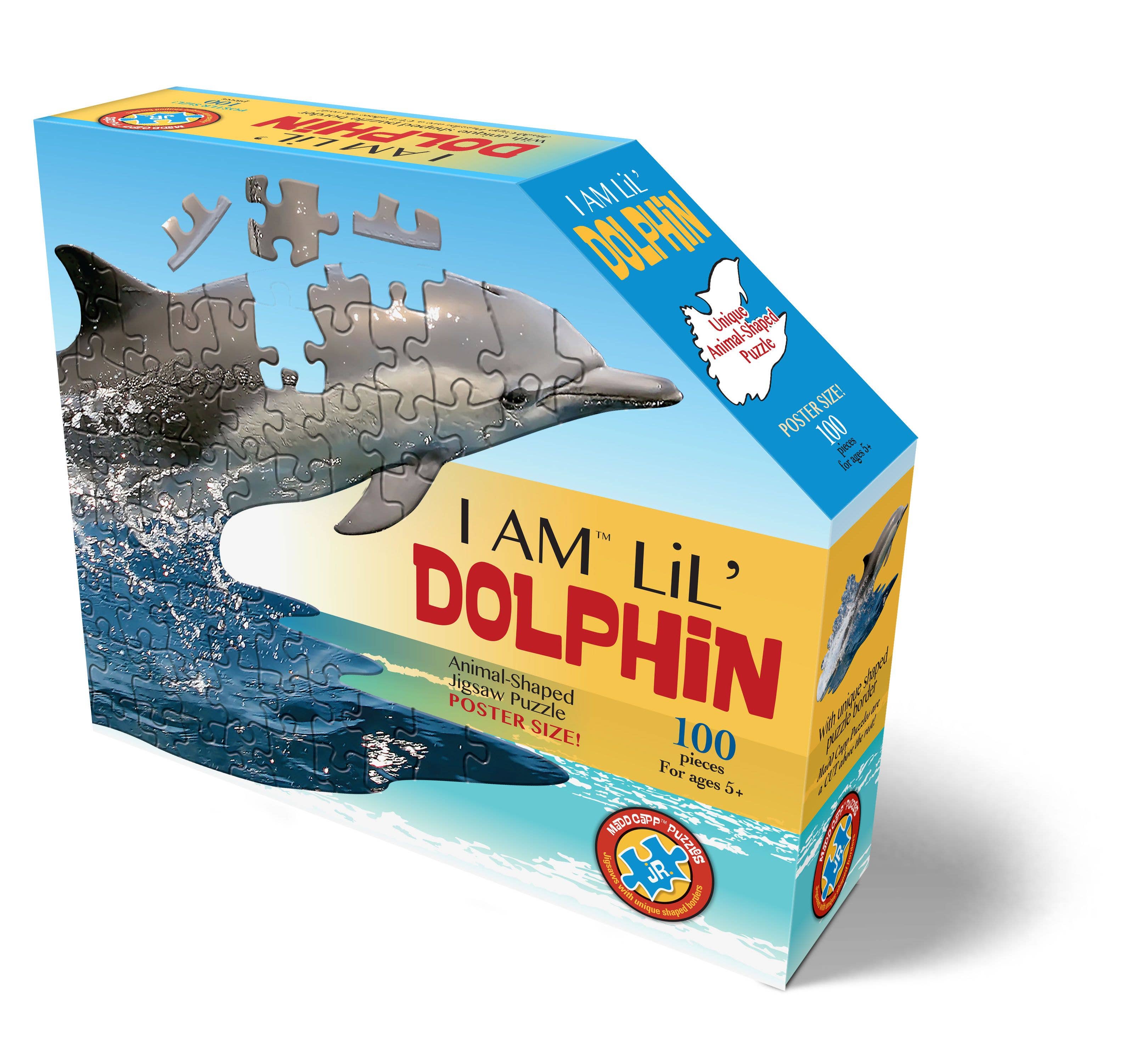 Madd Capp Games & Puzzles - Wholesale Puzzle - Kids - I AM Lil DOLPHIN 100 piece jigsaw puzzle - gift1