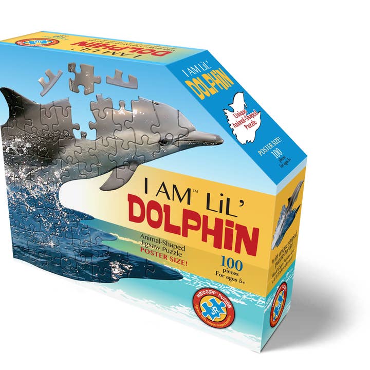 Madd Capp Games & Puzzles - Wholesale Puzzle - Kids - I AM Lil DOLPHIN 100 piece jigsaw puzzle - gift1