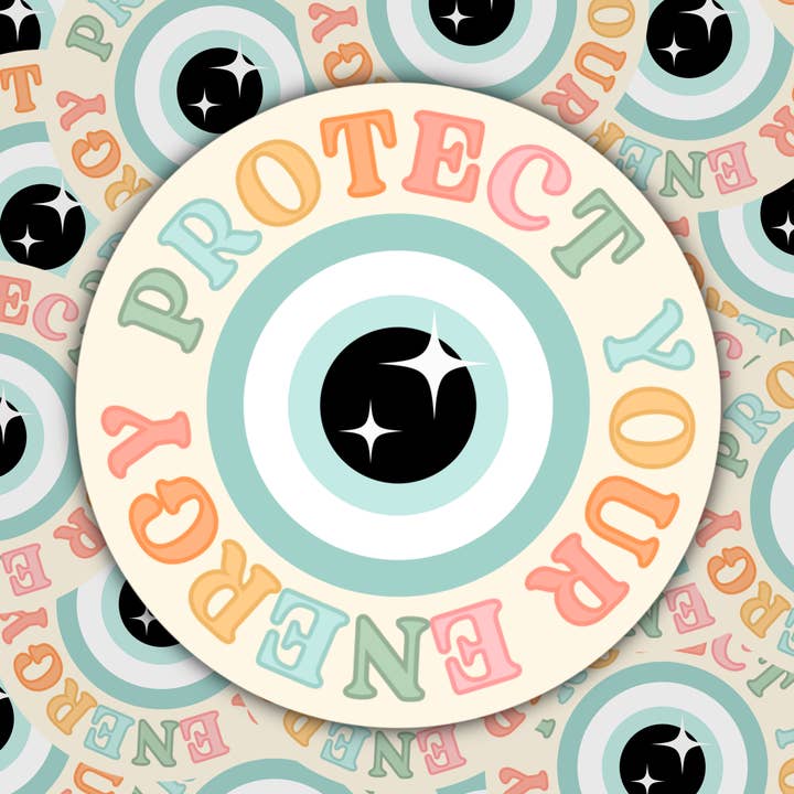 Groovy Doodies - Wholesale Sticker - Protect Your Energy Sticker0