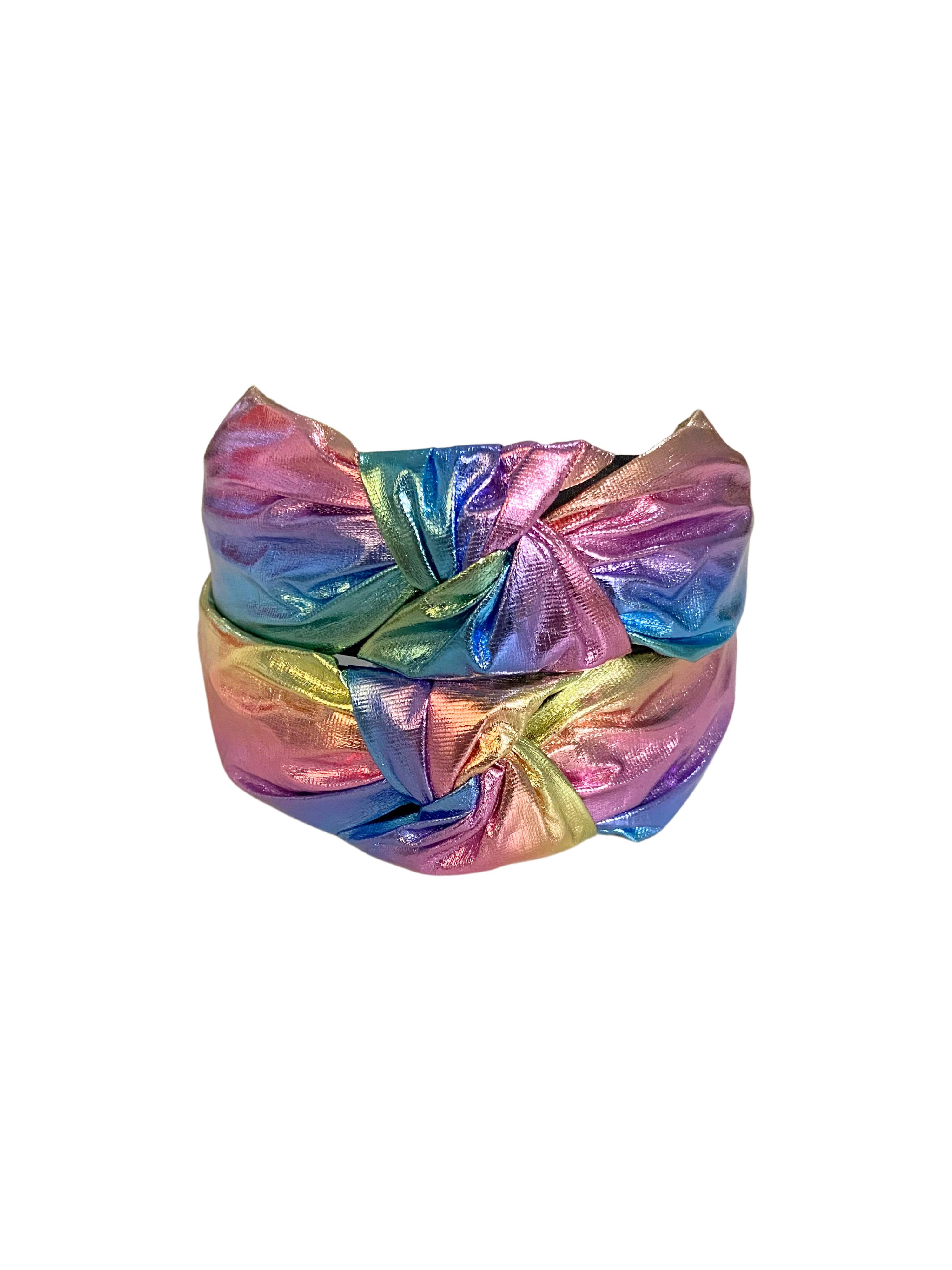 Valois Designs - Wholesale Fashion headband – women's - Rainbow Metallic Headband