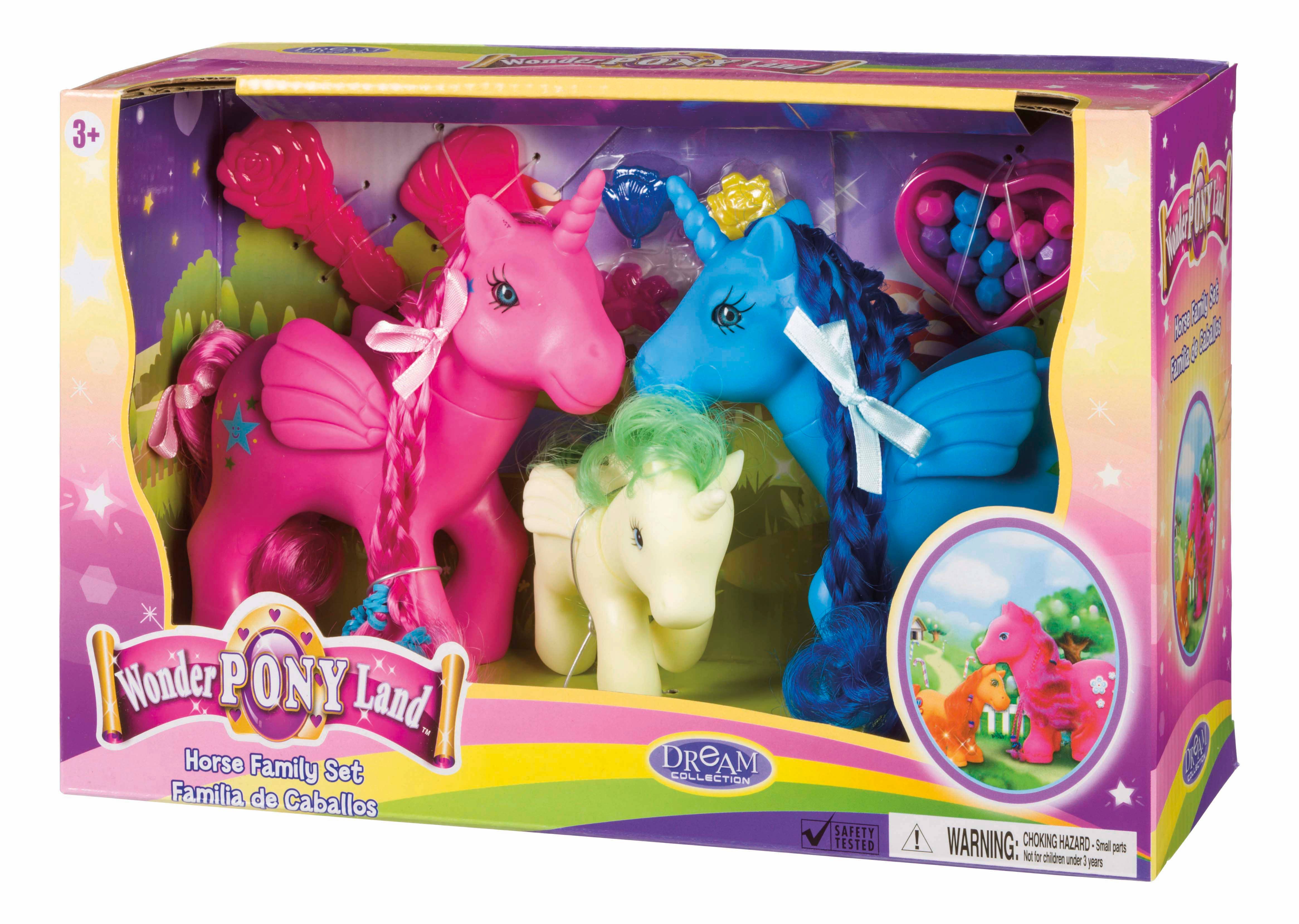Toysmith - Wholesale Toy Set - Kids - Toysmith Wonder Pony Land Horse & Family Set1