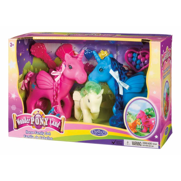 Toysmith - Wholesale Toy Set - Kids - Toysmith Wonder Pony Land Horse & Family Set1