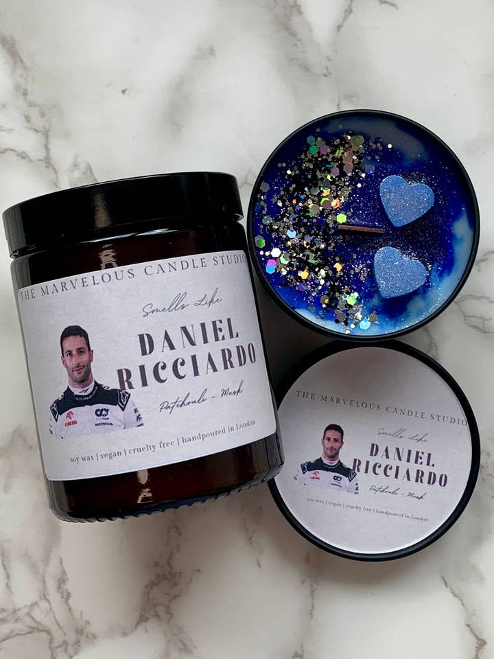 Daniel Ricciardo-ljus för wholesale av Marvelous Candle Studio