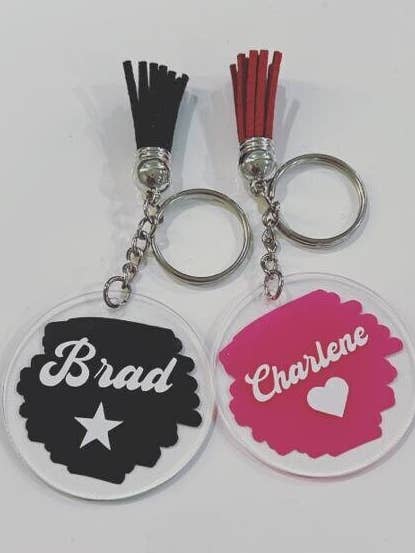 Custom Key Chain for wholesale by KraftedFromHeart