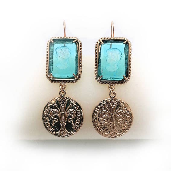 Patrizia Daliana | “Fiorino & Giglio” - OR-FI Earrings/14 for wholesale by Patrizia Daliana