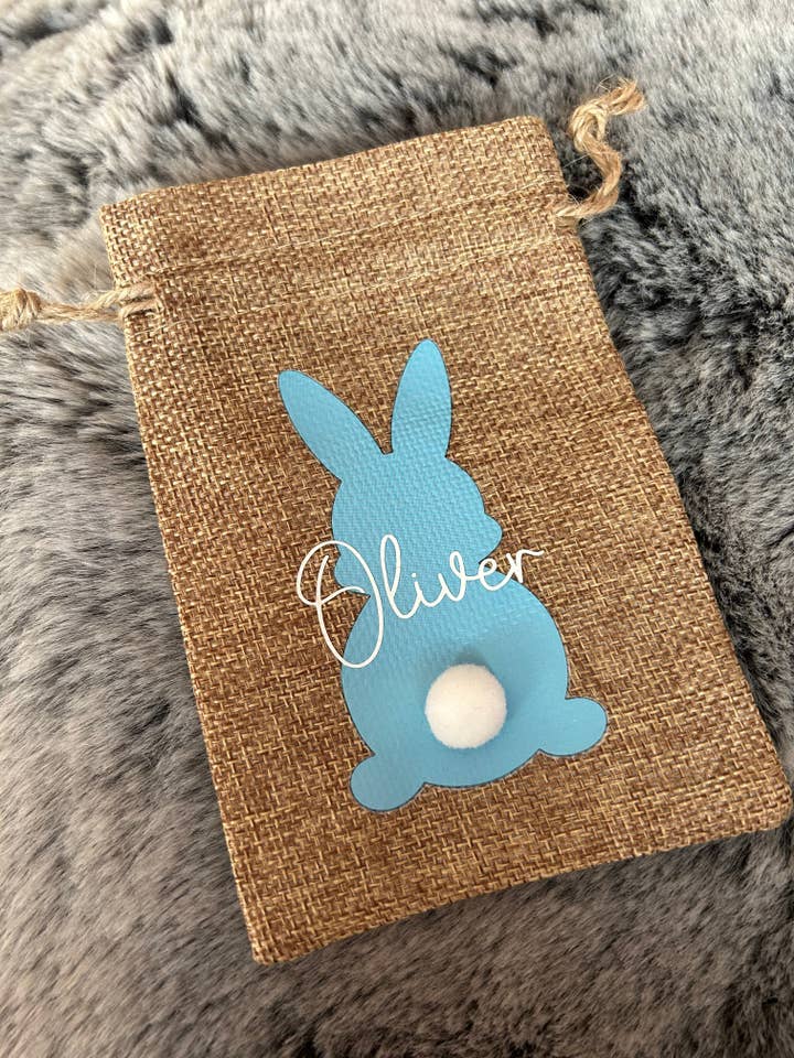 Kanin Jutesæk Påskepose for engroshandel hos Megan Louise Creations