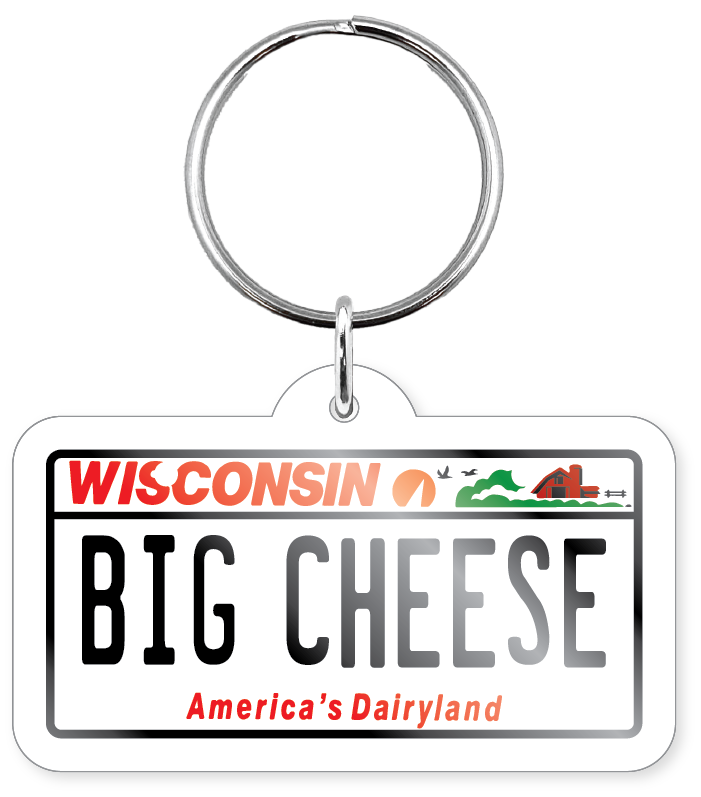 Morris Magnets - Vente Porte-clés – unisexe - Porte-clés - Plaque d'immatriculation du Wisconsin3