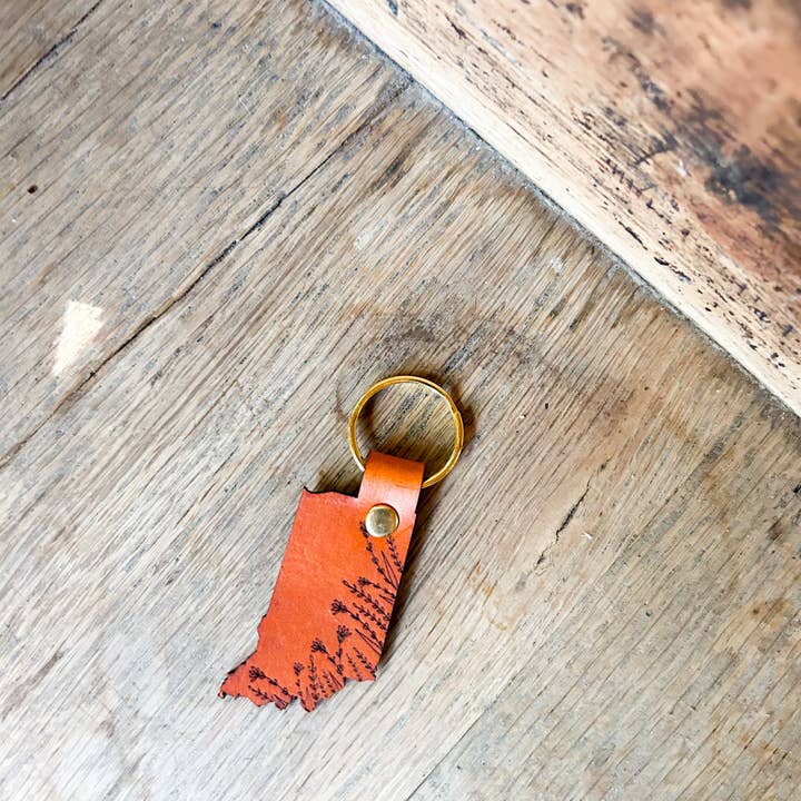 Left Grain - Wholesale Keychain - Women's - Indiana Wildflowers Keychain5