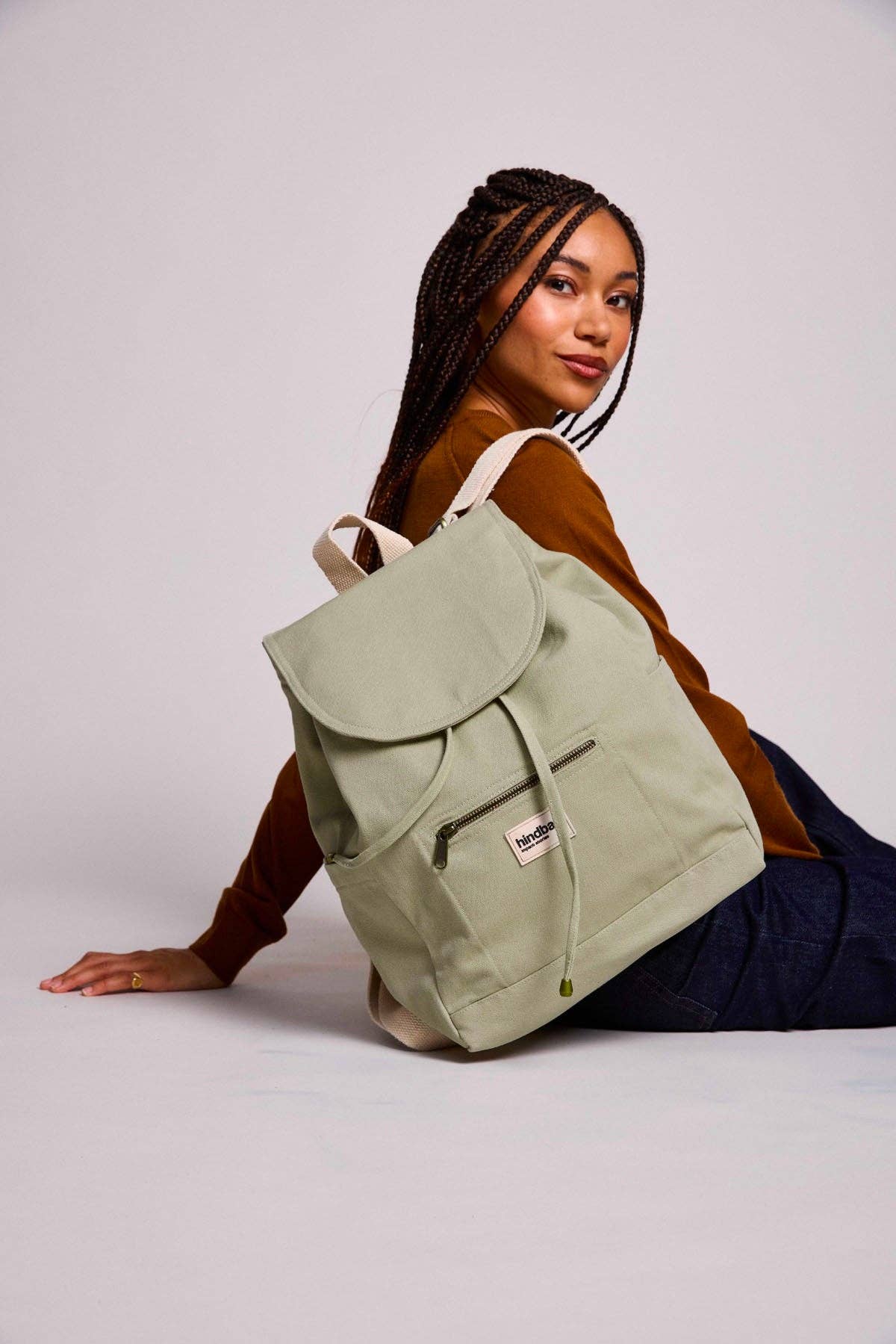 Hindbag - Wholesale Backpack - Women's - Eliot Backpack Clay Green