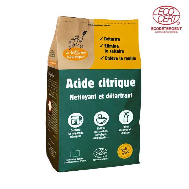 Citric Acid 1kg Multi-purpose Ecological Cleaner - La Droguerie for wholesale by La droguerie écologique - Ah! Table! - Anaé - Venga